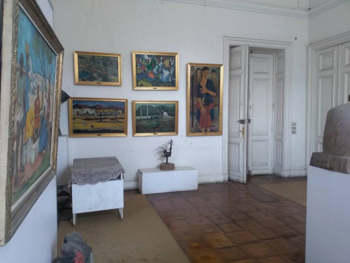 Fig. 5 : Vue de l’intérieur du musée de la Faculté des Beaux-Arts d’Alexandrie, 2018. Photo : Nadine Atallah.