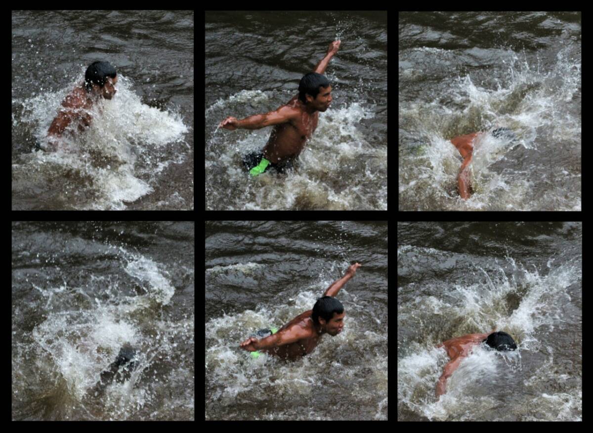 Fig.1 : technique du bain. Photo de l’auteur